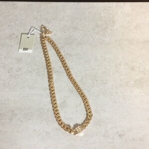 NWT BP Nordstroms gold chain with bling necklace